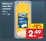 Gelbwurst oder Bierschinken im aktuellen Prospekt bei Netto Marken-Discount in Lohra