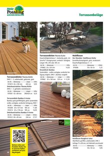 Terrassendielen im Holz Possling Prospekt "Holz- & Baukatalog 2024/25" mit 188 Seiten (Potsdam)
