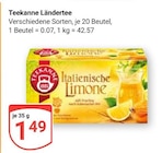 Ländertee im Angebot bei GLOBUS in Erfurt Ländertee Angebote von Teekanne bei GLOBUS Erfurt für 1,49 €