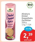 Dinkel Doppelkeks Zartbitter von Alnatura im aktuellen budni Prospekt