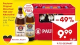 Original Münchner Hell oder Alkoholfrei von Paulaner im aktuellen Netto Marken-Discount Prospekt für 9,99 €