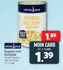 nah&frisch - Suppen und Eintöpfe Angebot im Prospekt Suppen und Eintöpfe bei nah&frisch im Prospekt "" für 1,39 €