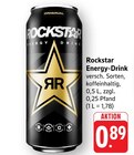 Energy-Drink Angebote von Rockstar bei E center Rüsselsheim für 0,89 €