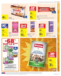 Offre Nutella dans le catalogue Carrefour Market du moment à la page 51