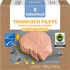 Thunfisch Filets in Bio Olivenöl Extra Angebote von followfood bei tegut Aschaffenburg für 2,79 €
