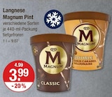 Magnum Classic im V-Markt Prospekt Magnum Classic von Langnese im aktuellen V-Markt Prospekt für 3,99 €