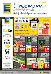 EDEKA Prospekt für Dortmund mit 24 Seiten EDEKA Prospekt "Aktuelle Angebote" für Dortmund, 24 Seiten, 07.04.2026 - 11.04.2026