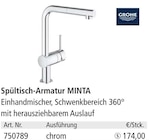 Spültisch-Armatur MINTA von Grohe im aktuellen Holz Possling Prospekt