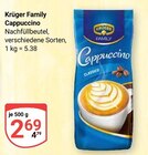 Cappuccino Angebote von Krüger Family bei GLOBUS Hoyerswerda für 2,69 €