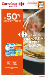 Catalogue Carrefour Market avec 20 pages de promos Prospectus Carrefour Market, "La chandeleur à prix promos", pages, 24/01/2023 - 05/02/2023