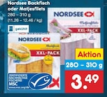 Backfisch oder Matjesfilets Angebote von Nordsee bei Netto Marken-Discount Stuttgart für 3,49 €