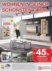 Kommode im Möbelzentrum Pforzheim Prospekt in Ettlingen Aktueller Möbelzentrum Pforzheim Prospekt mit Kommode, "WOHNEN IN SEINER SCHÖNSTEN FORM", Seite 1