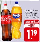 Coca-Cola oder Fanta Orange Angebote von Coca-Cola bei EDEKA Aschaffenburg für 1,19 €