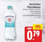 Mineralwasser von Gerolsteiner für 0,79 € bei EDEKA im Angebot Mineralwasser von Gerolsteiner im aktuellen EDEKA Prospekt