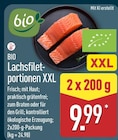 Aktuelles Lachsfiletportionen XXL Angebot bei ALDI Nord in Jena ab 9,99 €