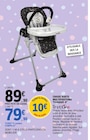 Promo Chaise haute multipositions Faraday 4 à 79,90 € dans le catalogue E.Leclerc à Rosny-sous-Bois