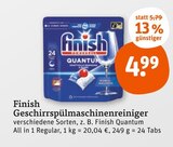 Aktuelles Geschirrspülmaschinenreiniger Angebot bei tegut in Jena ab 4,99 €