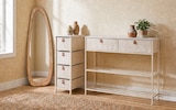 Miroir sur pied Stan bois en promo chez Maxi Bazar Saint-Denis à 149,99 €