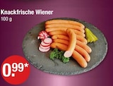 Knackfrische Wiener bei V-Markt im Thannhausen Prospekt für 0,99 €