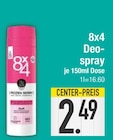 Damen Parfum im EDEKA Prospekt Deospray von 8x4 im aktuellen EDEKA Prospekt für 2,49 €