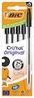 5 Stylos Bille Cristal Original Noir - BIC dans le catalogue Intermarché
