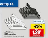 10 Kleiderbügel Angebote von LIVARNO home bei Lidl Potsdam für 1,89 €