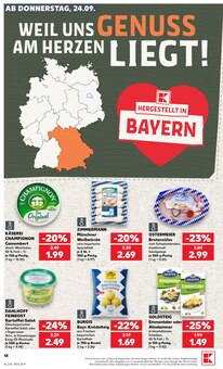 Kartoffelsalat im Kaufland Prospekt "Hier bin ich richtig" mit 82 Seiten (München)