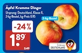 Aktuelles Äpfel Krumme Dinger Angebot bei ALDI SÜD in München ab 1,89 €