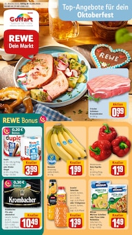 Aktueller REWE Prospekt "Dein Markt" Seite 1 von 28 Seiten für Stolberg
