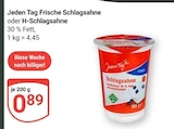 Aktuelles Frische Schlagsahne Angebot bei GLOBUS in Siegen (Universitätsstadt) ab 0,89 €