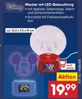 Wecker mit LED-Beleuchtung im Angebot bei Netto Marken-Discount in Hagen Wecker mit LED-Beleuchtung Angebote von Disney bei Netto Marken-Discount Hagen für 19,99 €