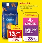 ganze Kaffeebohnen im Angebot bei Netto Marken-Discount in Gelsenkirchen ganze Kaffeebohnen Angebote von Mövenpick bei Netto Marken-Discount Gelsenkirchen für 12,99 €