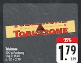 Toblerone bei EDEKA im Weida Prospekt für 1,79 €