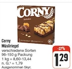 Müsliriegel im nah und gut Prospekt zum Preis von 1,29 €