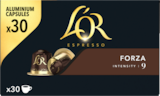 CASPULES DE CAFÉ FORZA L'OR ESPRESSO - L OR à 9,35 € dans le catalogue Auchan Supermarché