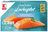 Lachsfilets von K-CLASSIC für 3,99 € bei Kaufland im Angebot Lachsfilets von K-CLASSIC im aktuellen Kaufland Prospekt