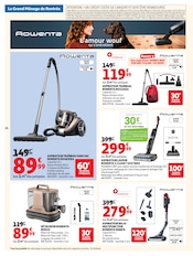 Promos Aspirateur dans le catalogue "LE GRAND MÉNAGE DE RENTRÉE" de Auchan Hypermarché Aspirateur en promo dans le catalogue Auchan Hypermarché à la page 26