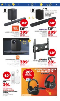 Promo Support Mural Tv dans le catalogue Hyper U du moment à la page 7