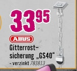 Gitterrostsicherung GS40 im Angebot bei Hornbach in Pforzheim Gitterrostsicherung GS40 Angebote von ABUS bei Hornbach Pforzheim für 33,95 €