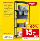 Kunststoffregal bei Netto Marken-Discount im Bad Salzdetfurth Prospekt für 15,00 €