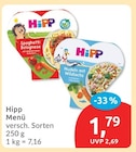 Menü von Hipp für 1,79 € bei budni im Angebot Menü von Hipp im aktuellen budni Prospekt