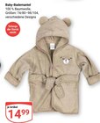 Aktuelle Bekleidung Angebote bei GLOBUS in Erlangen Aktuelles Baby-Bademantel Angebot bei GLOBUS in Erlangen ab 14,99 €