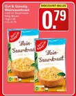 Weinsauerkraut im WEZ Prospekt zum Preis von 0,79 €