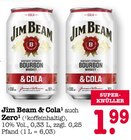 Jim Beam & Cola oder Zero von Jim Beam im aktuellen E center Prospekt