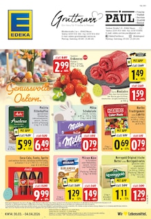 EDEKA Kaarst Prospekt der aktuellen Woche, gültig von 30.03.2026 bis 04.04.2026 Aktueller EDEKA Kaarst Prospekt "Aktuelle Angebote" mit 28 Seiten