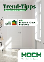 Hoch Baustoffe Prospekt für Maitzborn: "Trend-Tipps FÜR DIE ENERGETISCHE SANIERUNG", 6 Seiten, 20.09.2024 - 29.09.2024