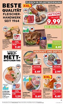 Schweinefleisch im Kaufland Prospekt "UNSERE MEGA ANGEBOTE" mit 50 Seiten (Saarbrücken)