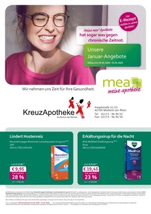 mea - meine apotheke Prospekt Unsere Januar-Angebote mit 2 Seiten