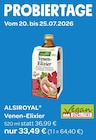 VITALIA Reformhaus - Venen-Elixier Angebot im Prospekt Venen-Elixier bei VITALIA Reformhaus im Prospekt "" für 33,49 €