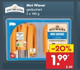 Mini Wiener im Netto Marken-Discount Prospekt Mini Wiener von Hofmaier im aktuellen Netto Marken-Discount Prospekt für 1,99 €